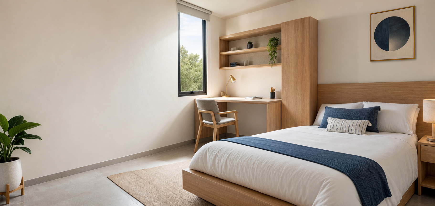 Vista de Habitación amplia — ejemplo editable