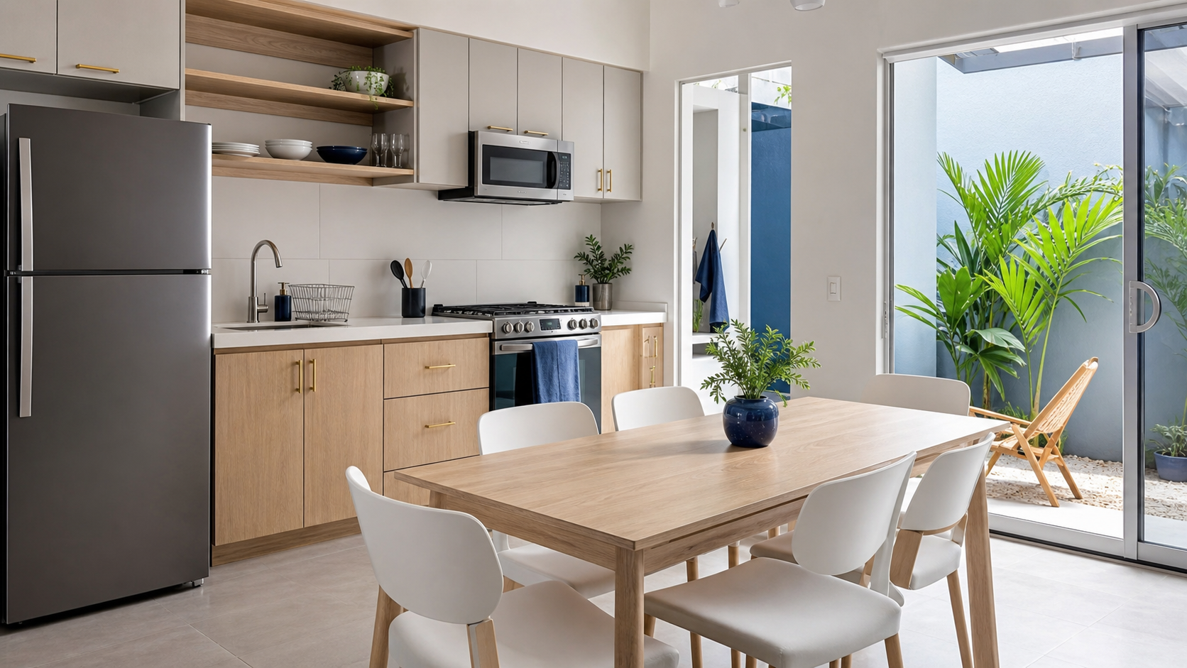 Cocina compartida de muestra